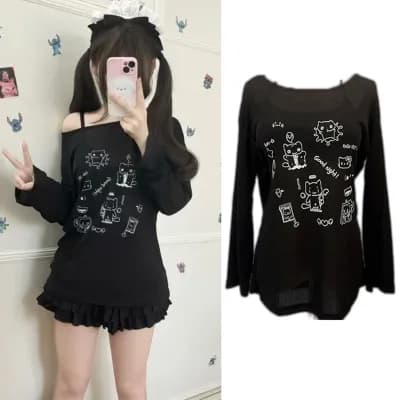 Women's long-sleeved T-shirt, summer style